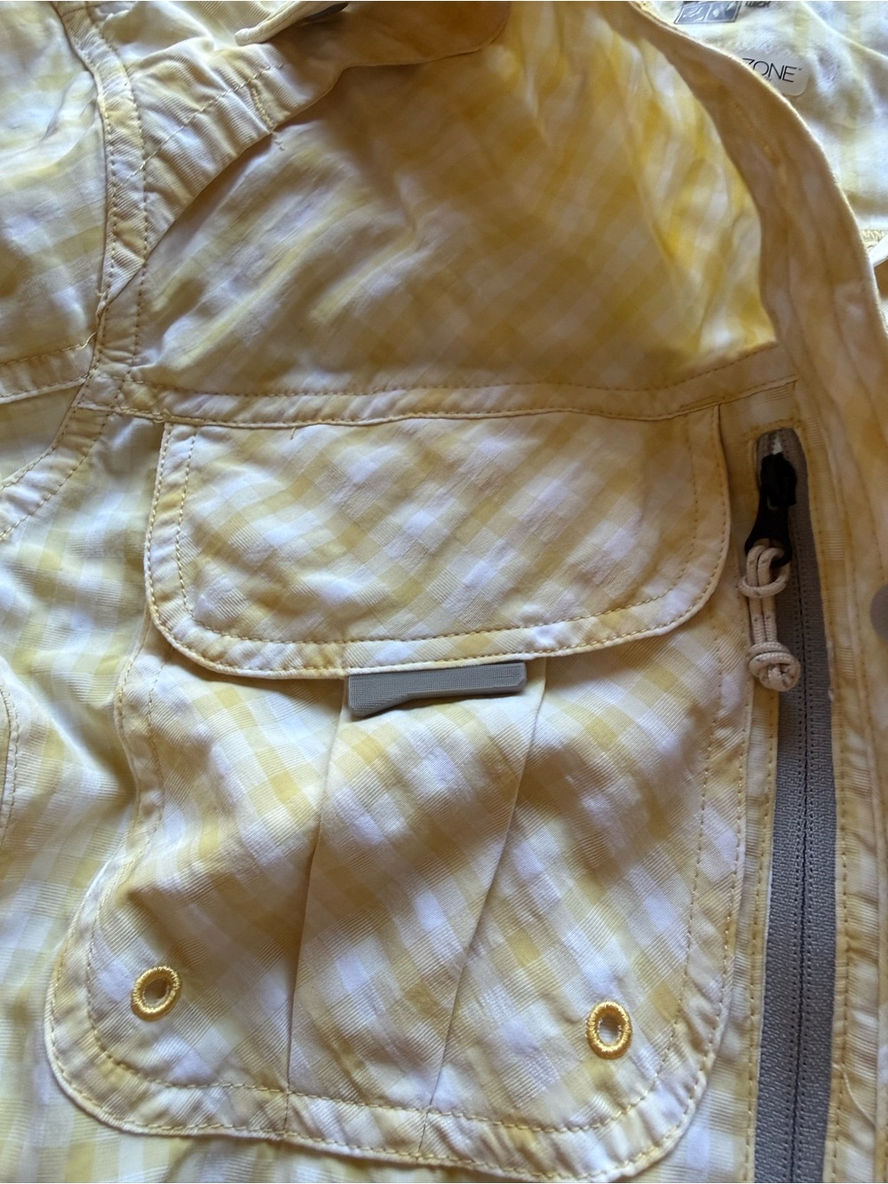 Cabela's Men’s Yellow Plaid Long-Sleeve Shirt GUIDEWEAR - Picture 4 of 4